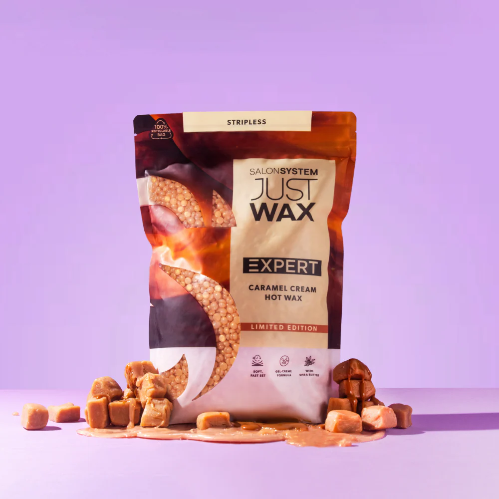 Salon System Just Wax Expert Caramel Cream Hot Wax 700g - Image 3