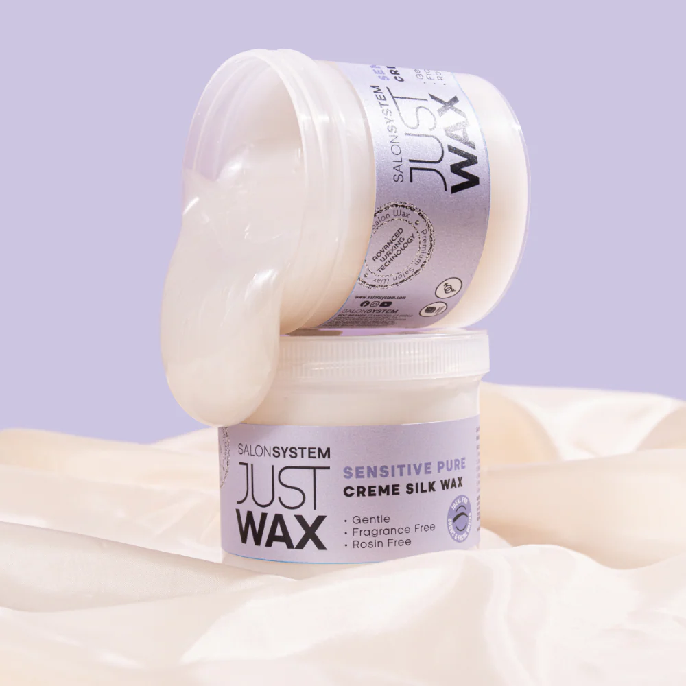 Salon System Just Wax Sensitive Pure Creme Silk Wax 425g - Image 2
