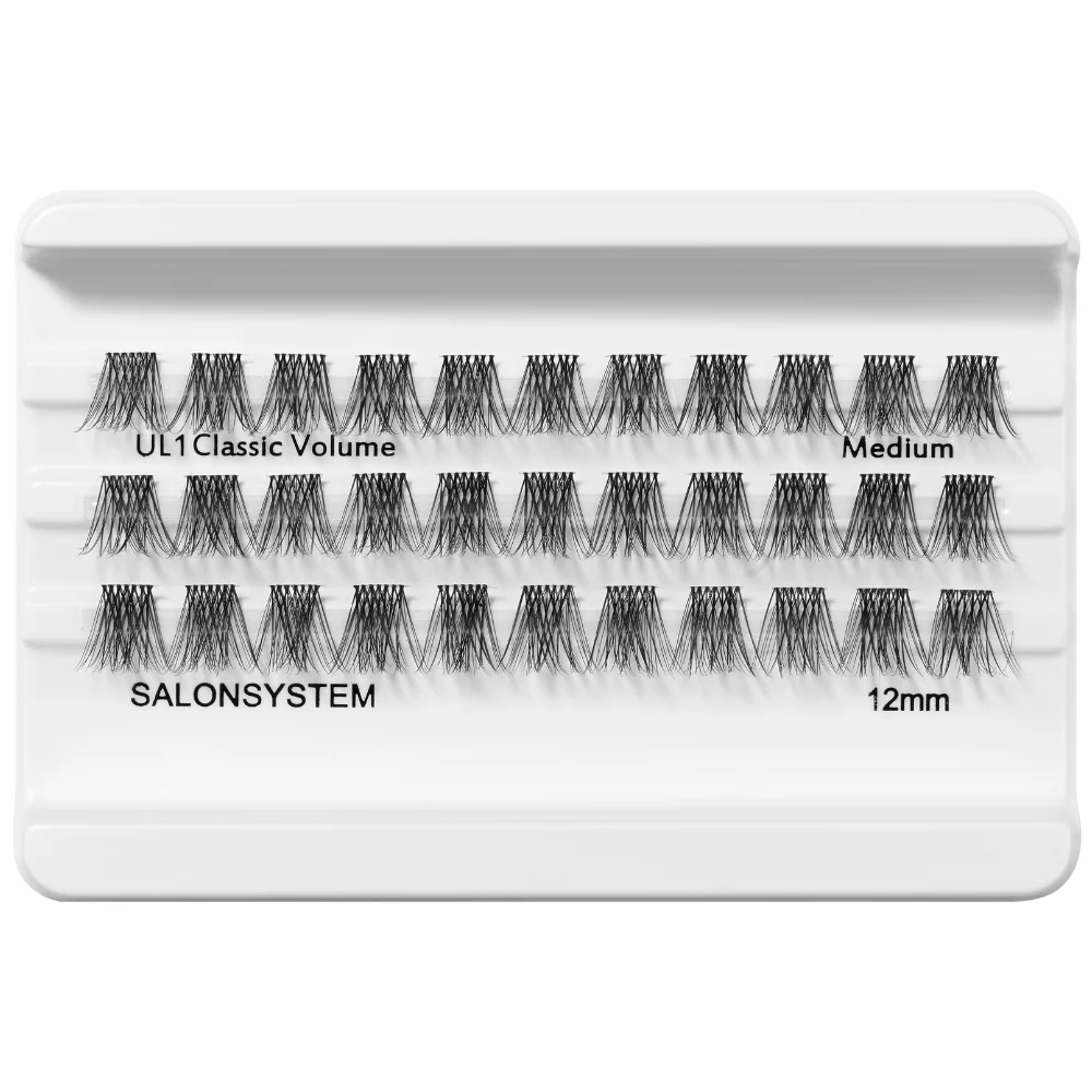 Salon System Underlash UL1 Classic Volume Medium Individual Lashes Black - Image 2