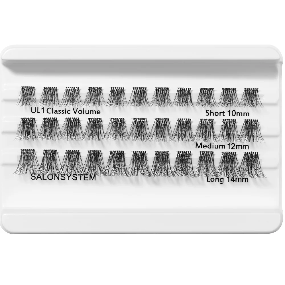 Salon System Underlash UL1 Classic Volume Mixed Individual Lashes Black - Image 2