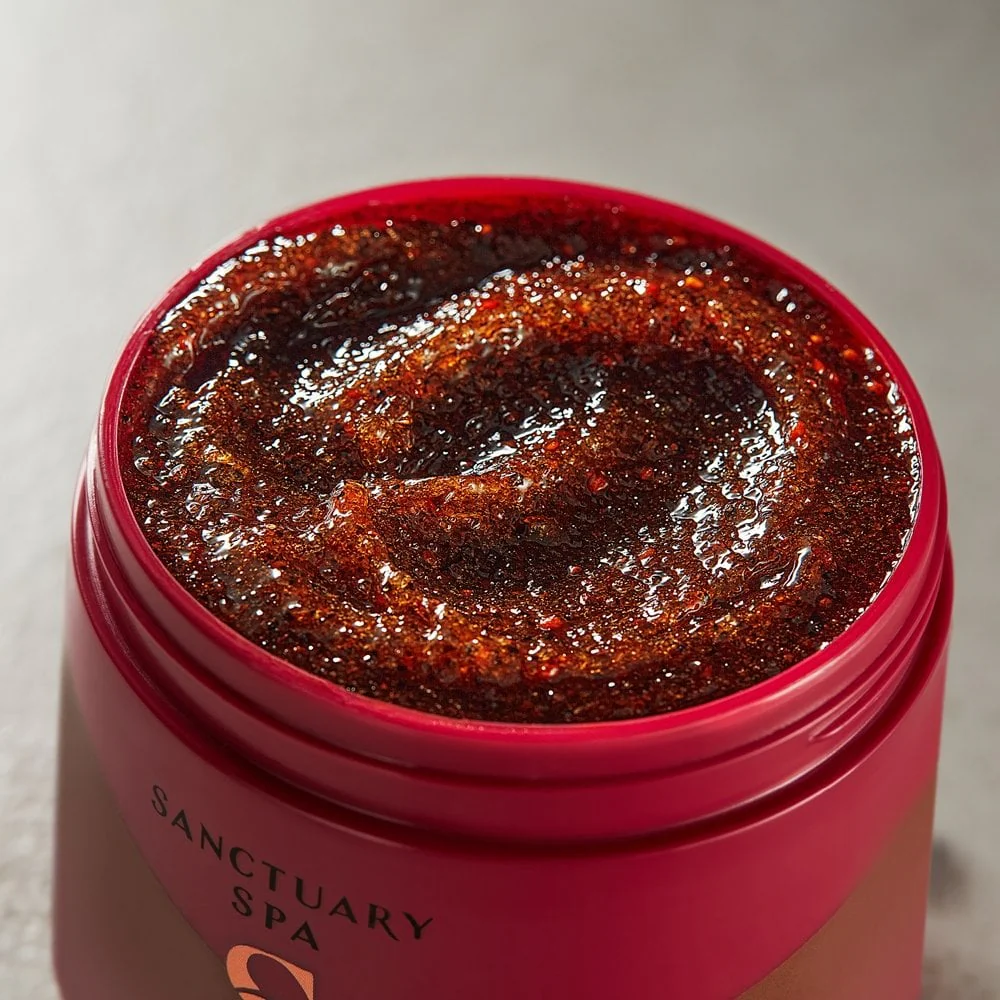 Sanctuary Spa Coffee & Ruby Oud Natural Oils Coffee Scrub 300ml - Image 3