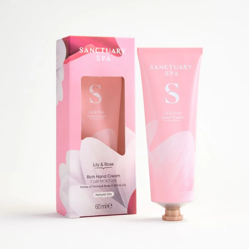 Sanctuary Spa Lily & Rose Rich Hand Cream 60ml - Image 3