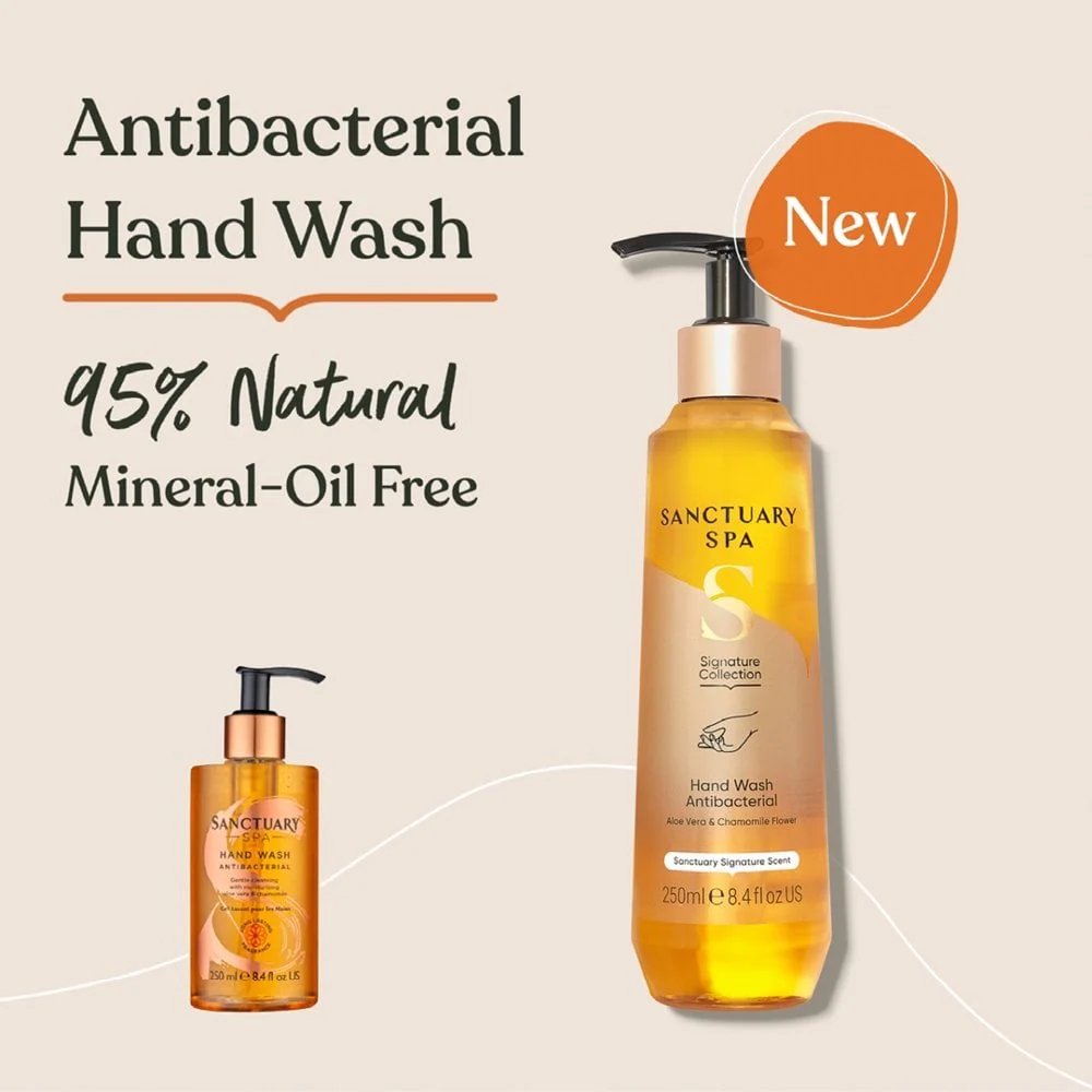 Sanctuary Spa Signature Collection Antibacterial Hand Wash 250ml - Image 2