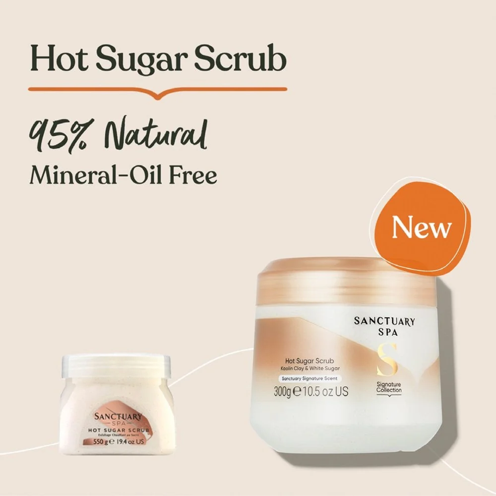 Sanctuary Spa Signature Collection Hot Sugar Scrub 300g - Image 2