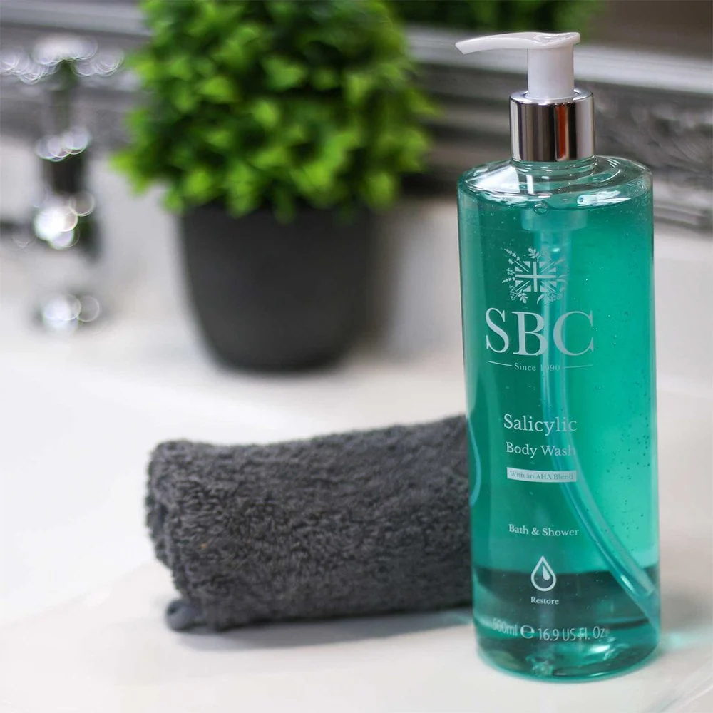 SBC Salicylic Acid AHA Blend Body Wash 500ml - Image 2