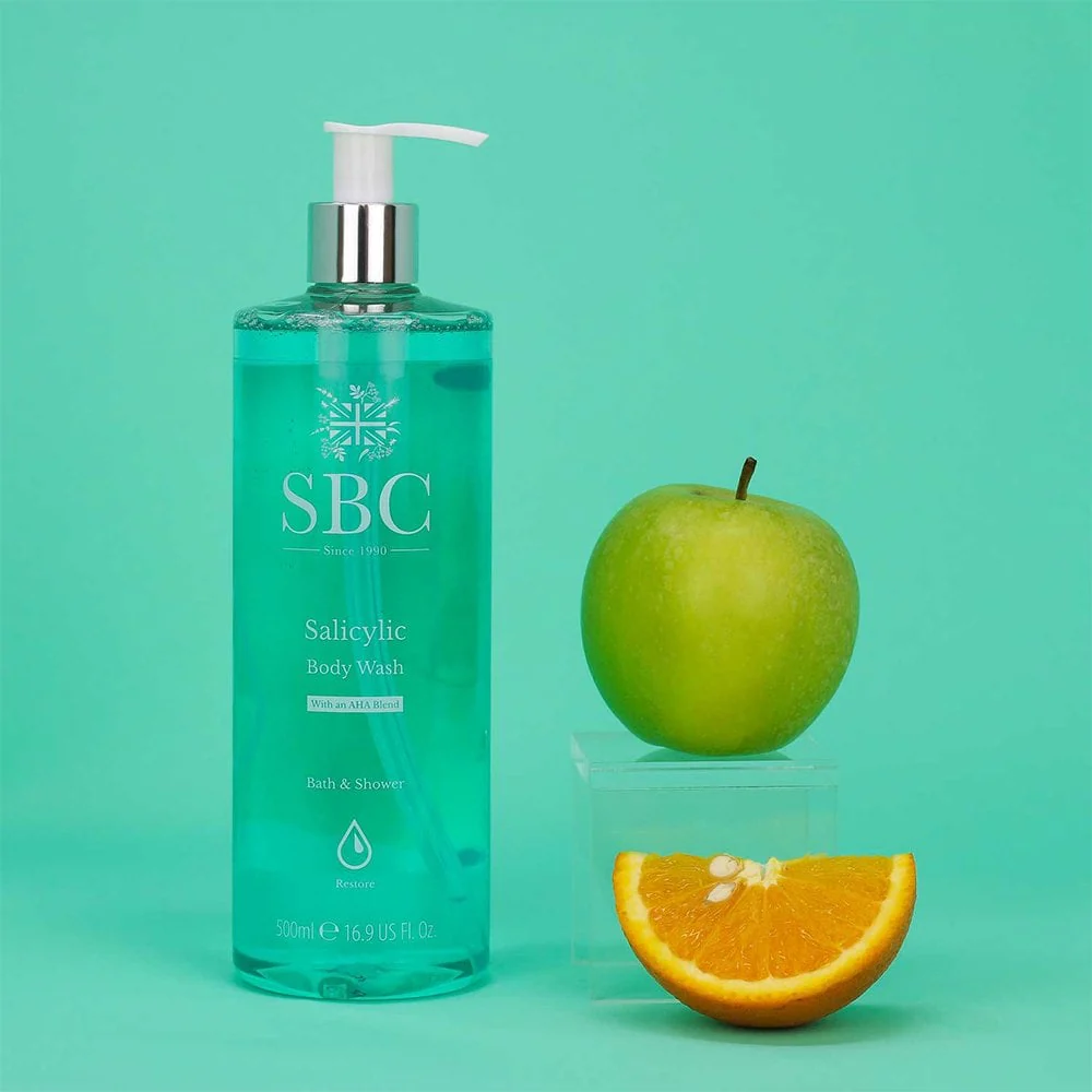 SBC Salicylic Acid AHA Blend Body Wash 500ml - Image 3