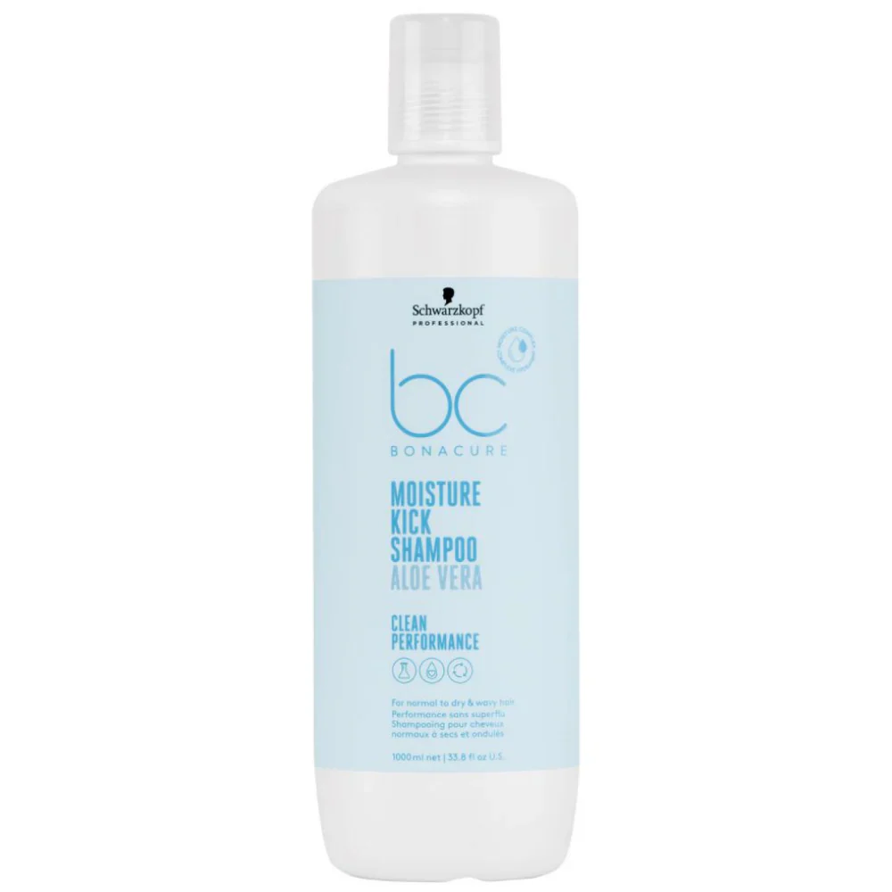Schwarzkopf Professional BC Bonacure Clean Moisture Kick Shampoo & Conditioner Twin 2 x 1000ml - Image 2
