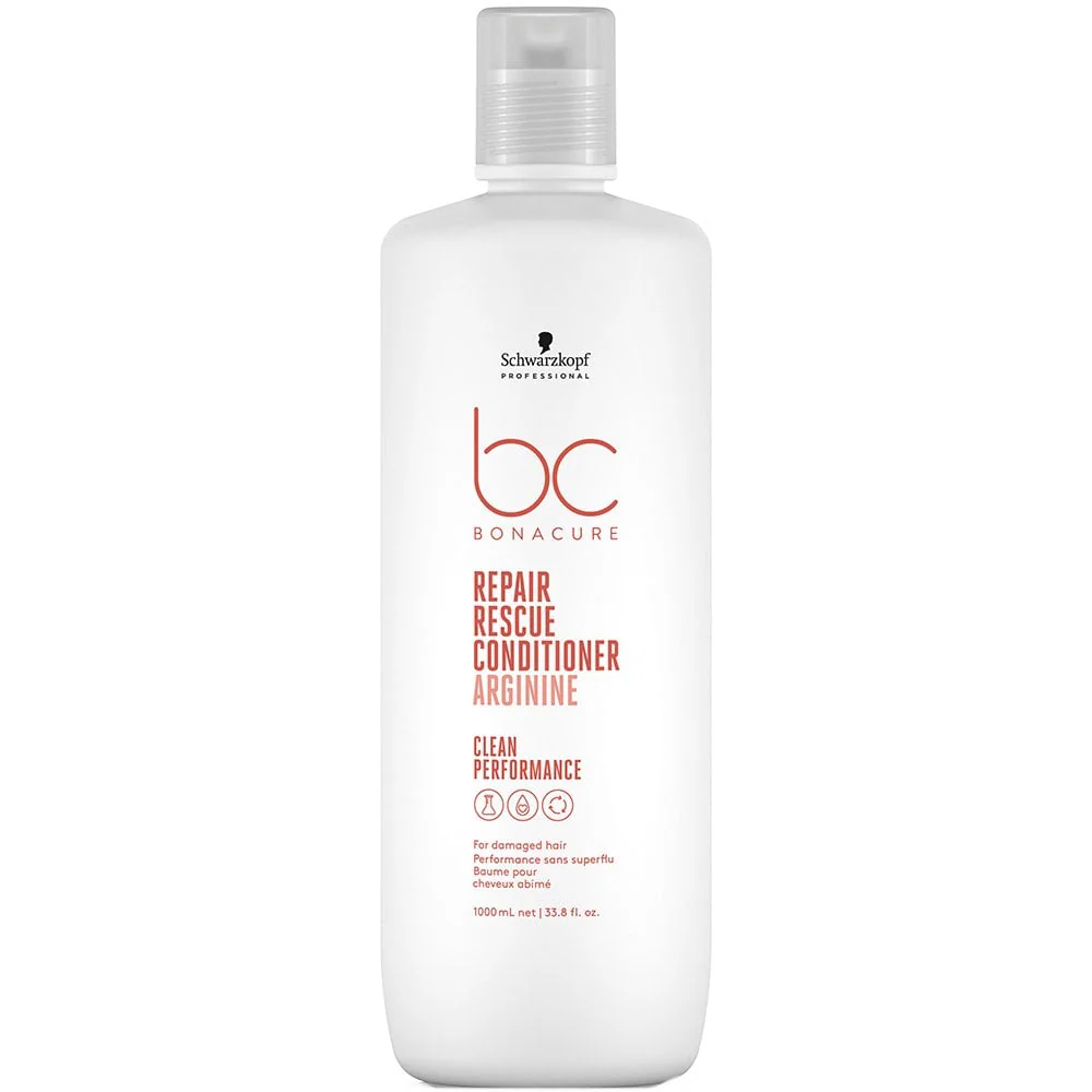 Schwarzkopf Professional BC Bonacure Clean Peptide Repair Rescue Shampoo & Conditioner Twin 2 x 1000ml - Image 3