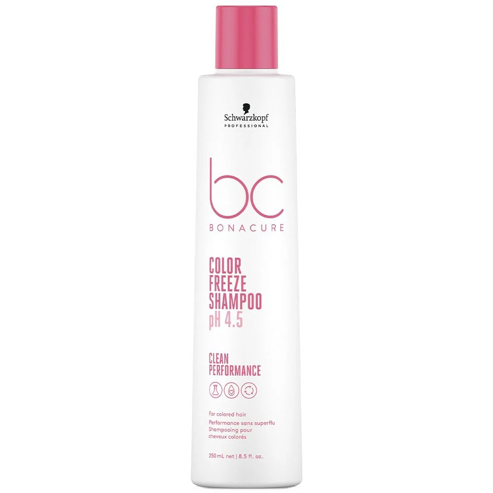 Schwarzkopf Professional BC Bonacure Clean pH 4.5 Colour Freeze Sulphate-Free Shampoo 250ml & Colour Freeze Conditioner 200ml Twin - Image 2