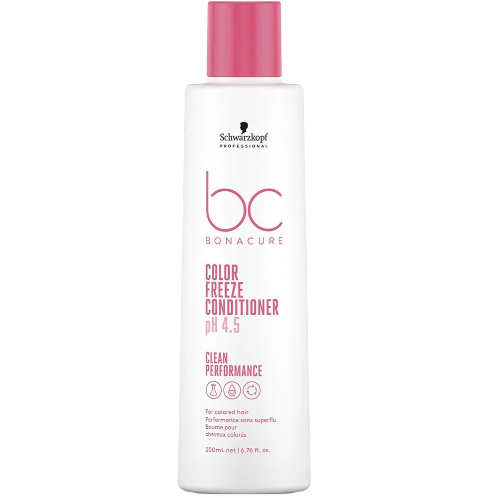 Schwarzkopf Professional BC Bonacure Clean pH 4.5 Colour Freeze Sulphate-Free Shampoo 250ml & Colour Freeze Conditioner 200ml Twin - Image 3