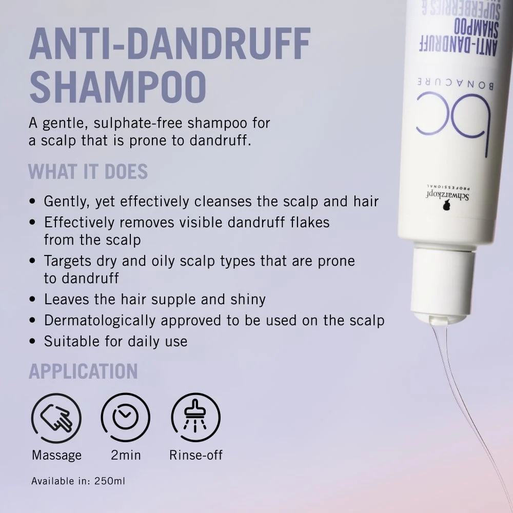 Schwarzkopf Professional BC Bonacure Scalp Genesis Anti-Dandruff Shampoo 250ml - Image 2