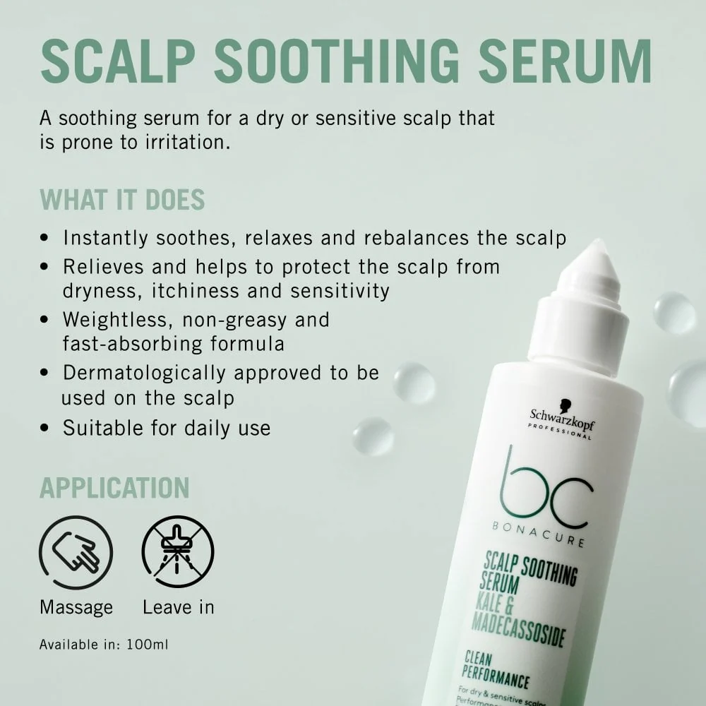 Schwarzkopf Professional BC Bonacure Scalp Genesis Soothing Serum 100ml - Image 3