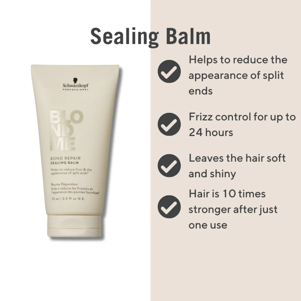 Schwarzkopf Professional BlondMe Blonde Wonders Restoring Balm 75ml - Image 3
