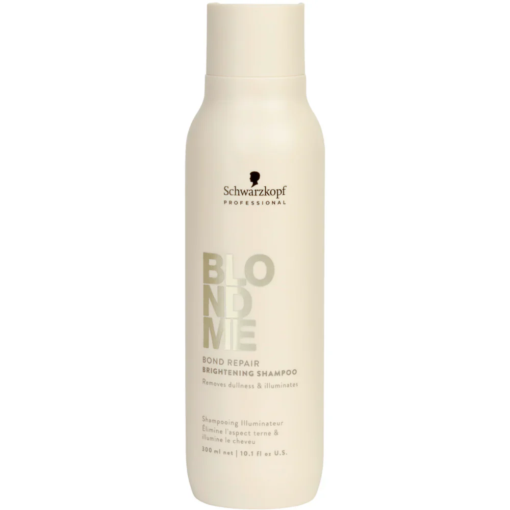 Schwarzkopf Professional BlondMe Bond Repair Brightening Shampoo 300ml & Purple Conditioner 250ml Twin - Image 2