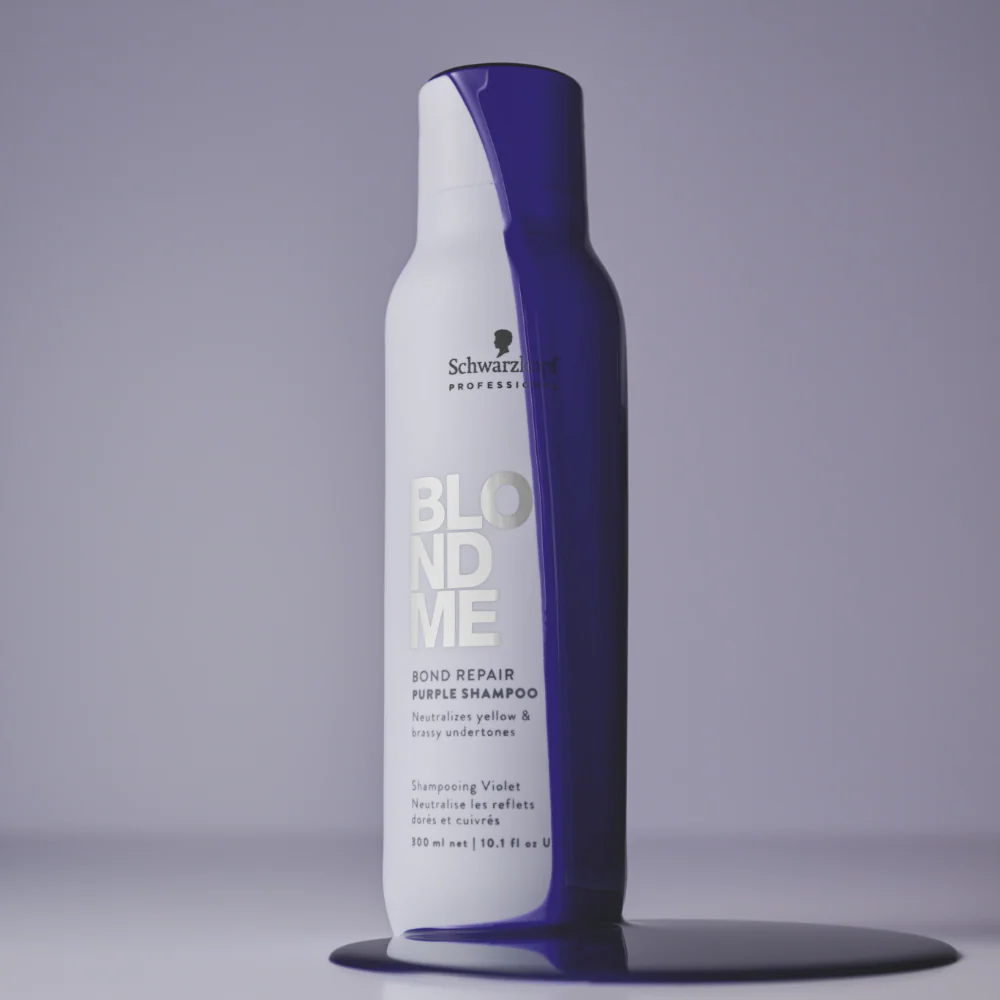 Schwarzkopf Professional BlondMe Bond Repair Neutralising Purple Shampoo 300ml - Image 8