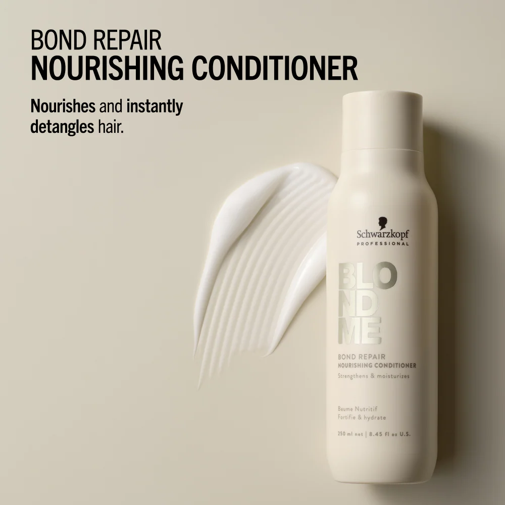 Schwarzkopf Professional BlondMe Bond Repair Nourishing Conditioner 250ml - Image 5