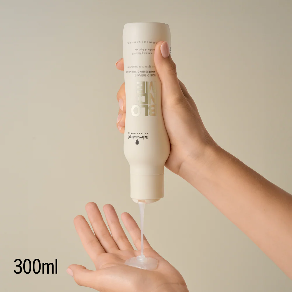 Schwarzkopf Professional BlondMe Bond Repair Nourishing Shampoo 300ml - Image 6