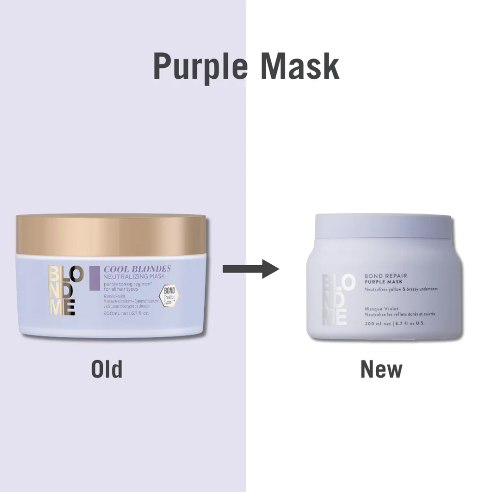 Schwarzkopf Professional BlondMe Bond Repair Purple Mask 500ml - Image 7