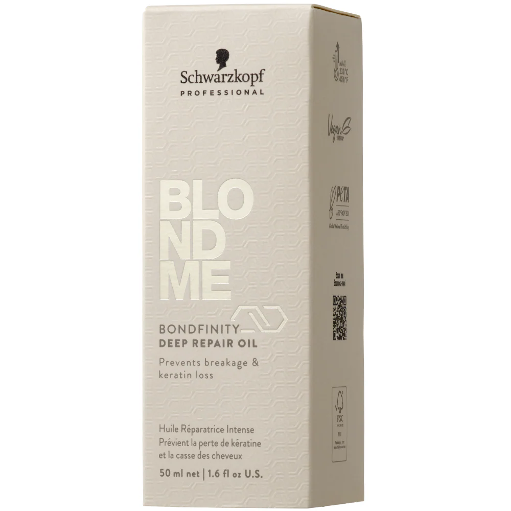 Schwarzkopf Professional BlondMe Bondfinity Deep Repair Oil 50ml - Image 2
