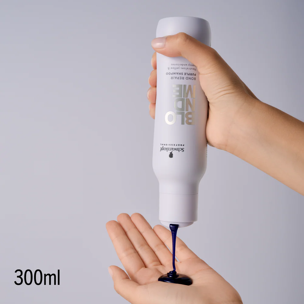 Schwarzkopf Professional BlondMe Cool Blondes Neutralising Shampoo 1000ml - Image 4