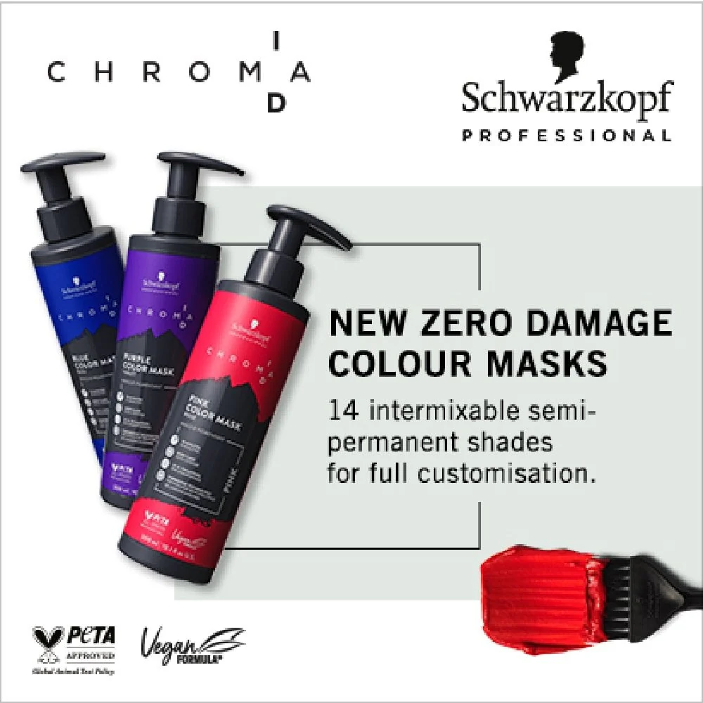 Schwarzkopf Professional Chroma ID Bonding Colour Mask 6-46 Beige Chocolate 300ml - Image 3