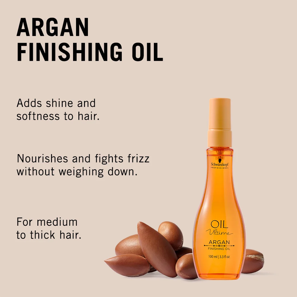 Schwarzkopf Professional Oil Ultime Finishing Argan Oil 100ml - Image 2