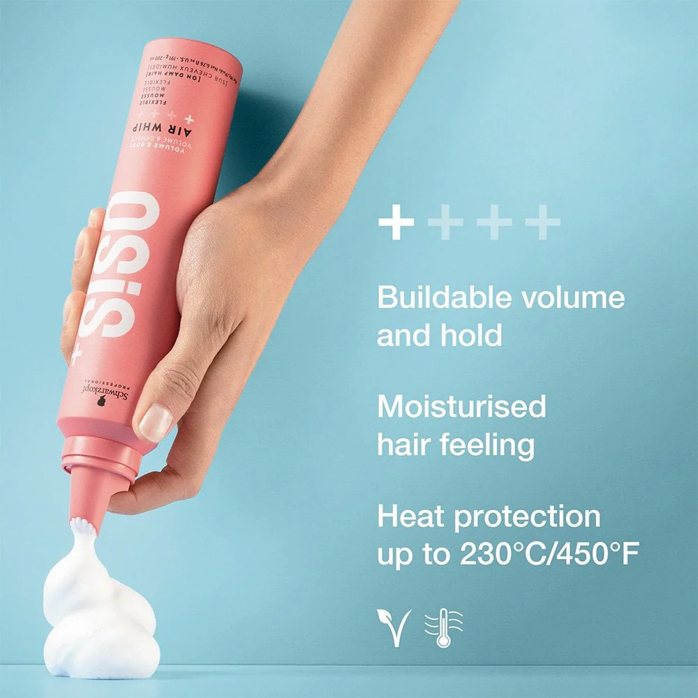 Schwarzkopf Professional OSiS+ Air Whip Mousse 200ml - Image 2