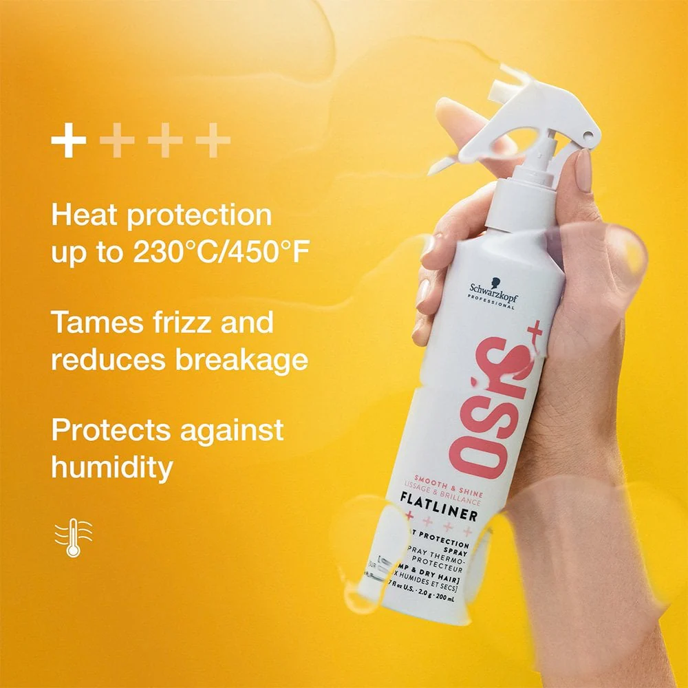 Schwarzkopf Professional OSiS+ Flatliner Heat Protection Spray 200ml - Image 2