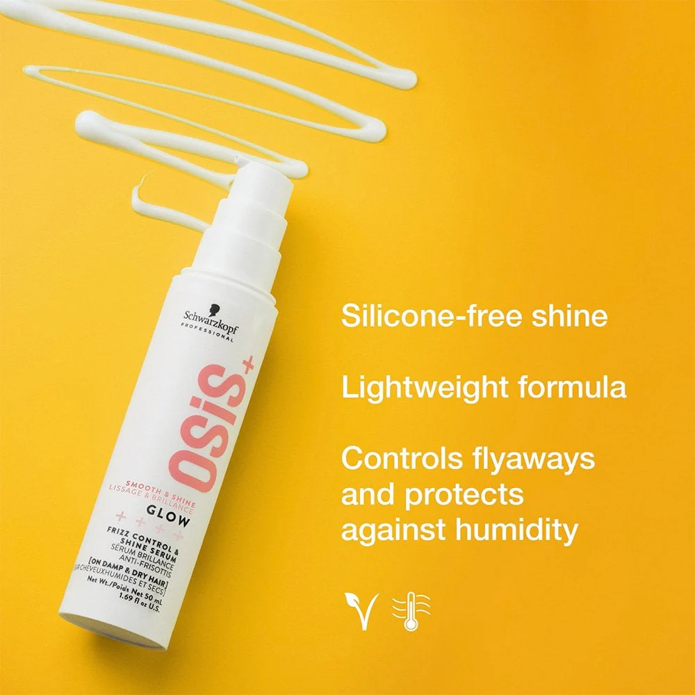 Schwarzkopf Professional OSiS+ Glow Anti-Freeze Shine Serum 50ml - Image 2