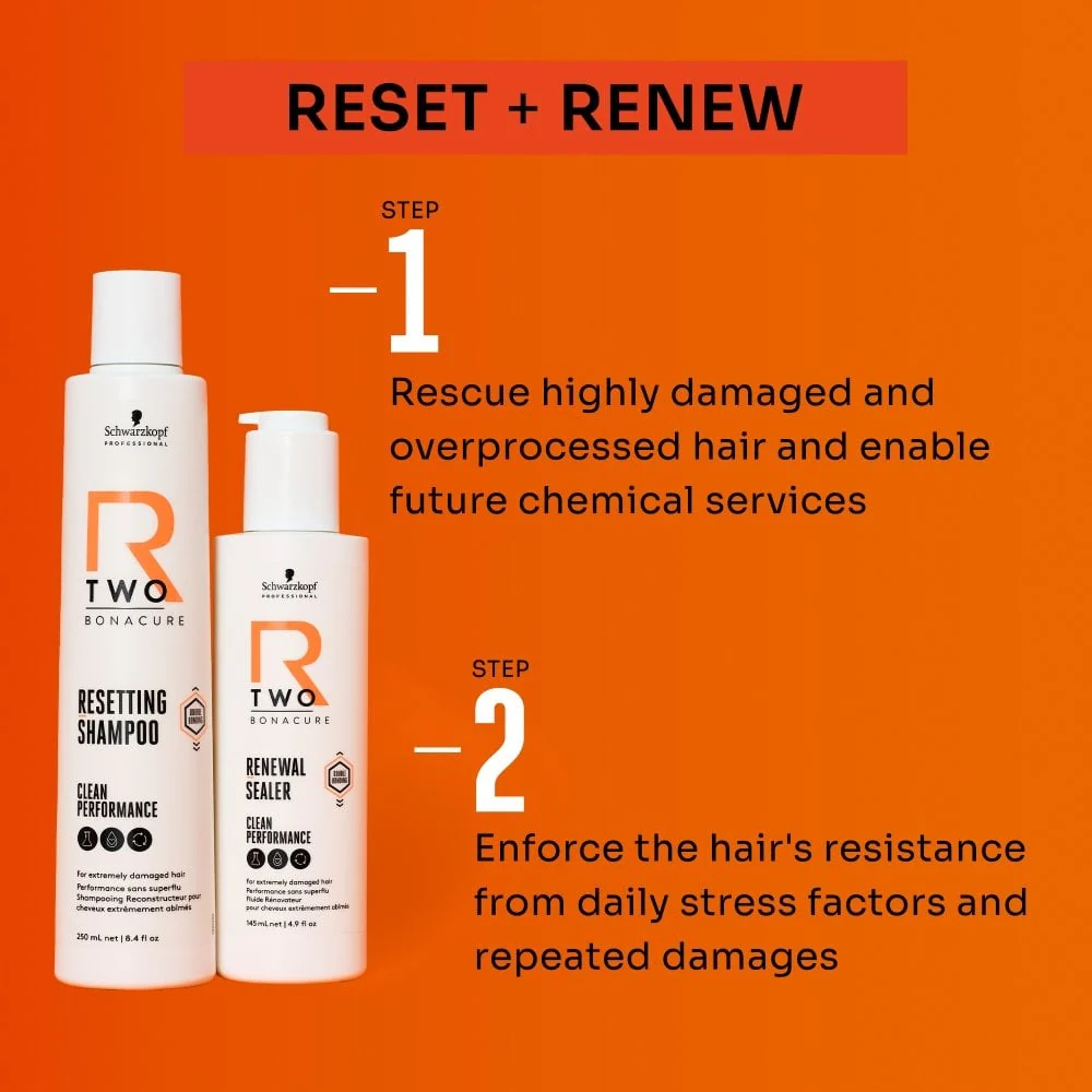 Schwarzkopf Professional R TWO Bonacure Clean Performance Renewal Sealer 145ml - Image 6