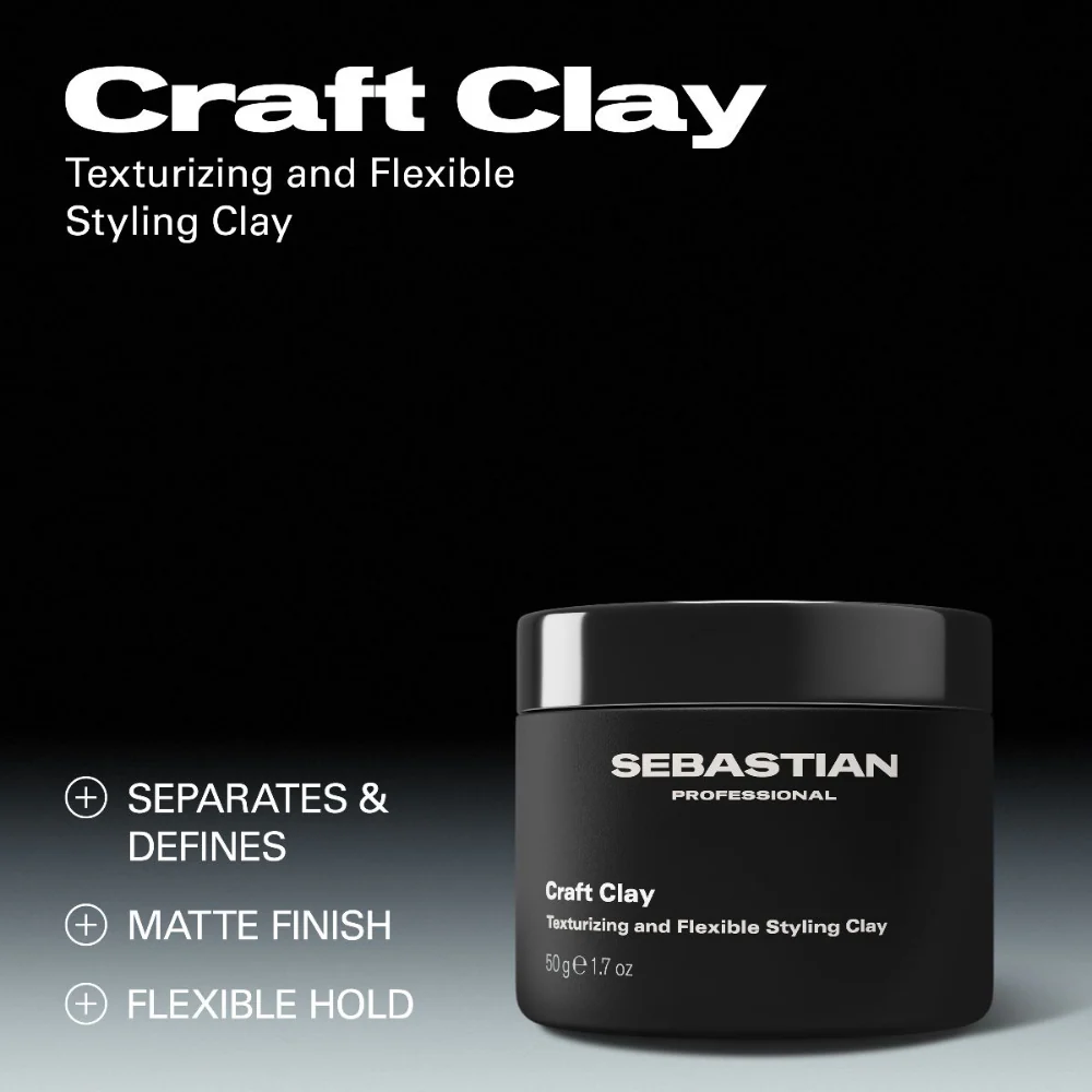 Sebastian Professional Craft Clay Texturising & Flexible Styling Clay 50g - Image 3