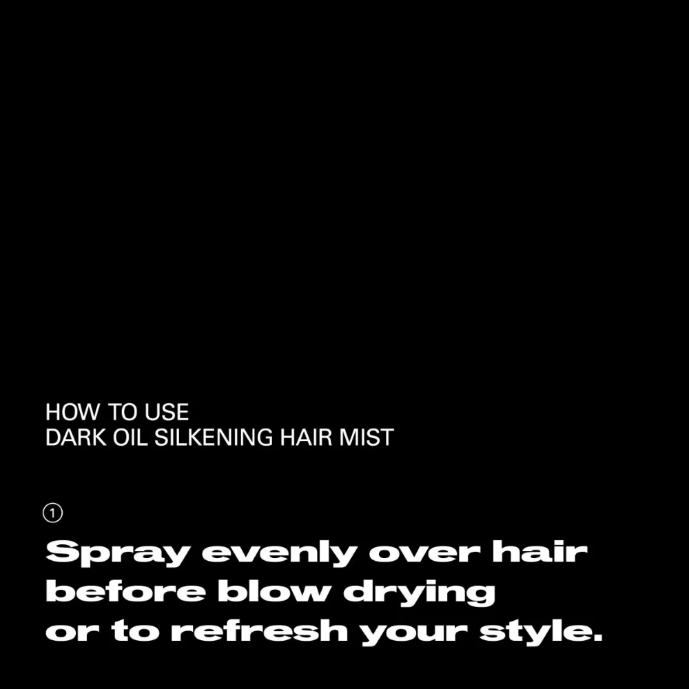 Sebastian Professional Dark Oil Silkening Hair Mist 200ml - Image 9