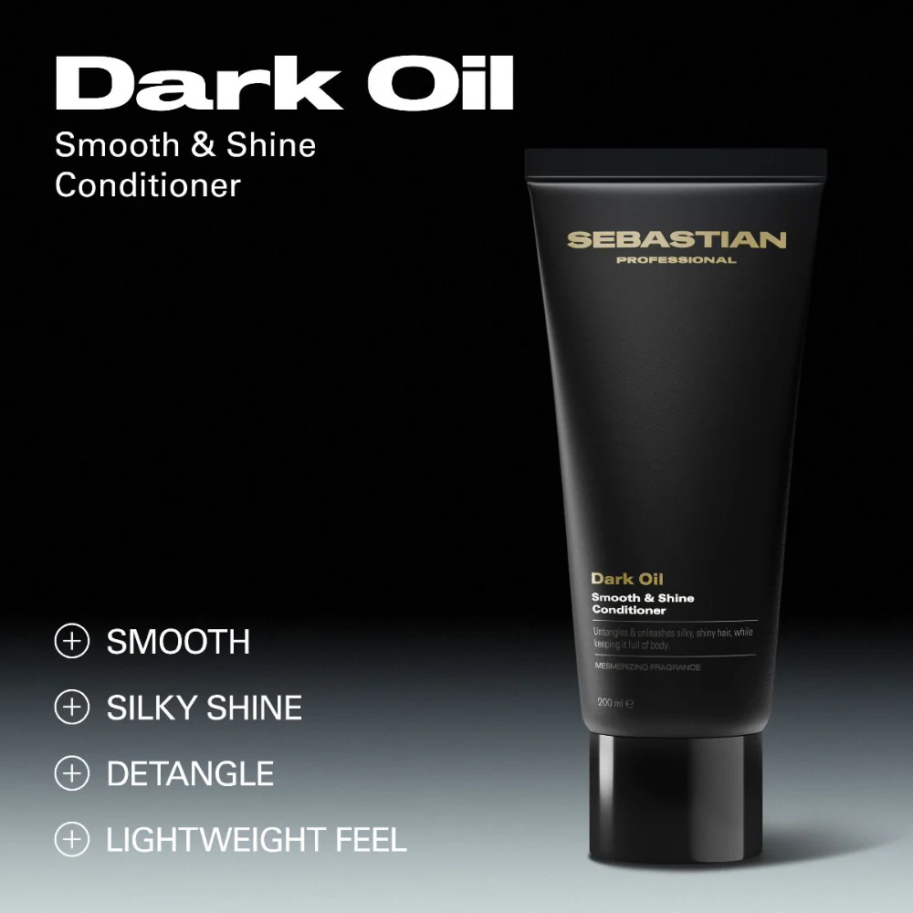 Sebastian Professional Dark Oil Smooth & Shine Conditioner 200ml - Image 2