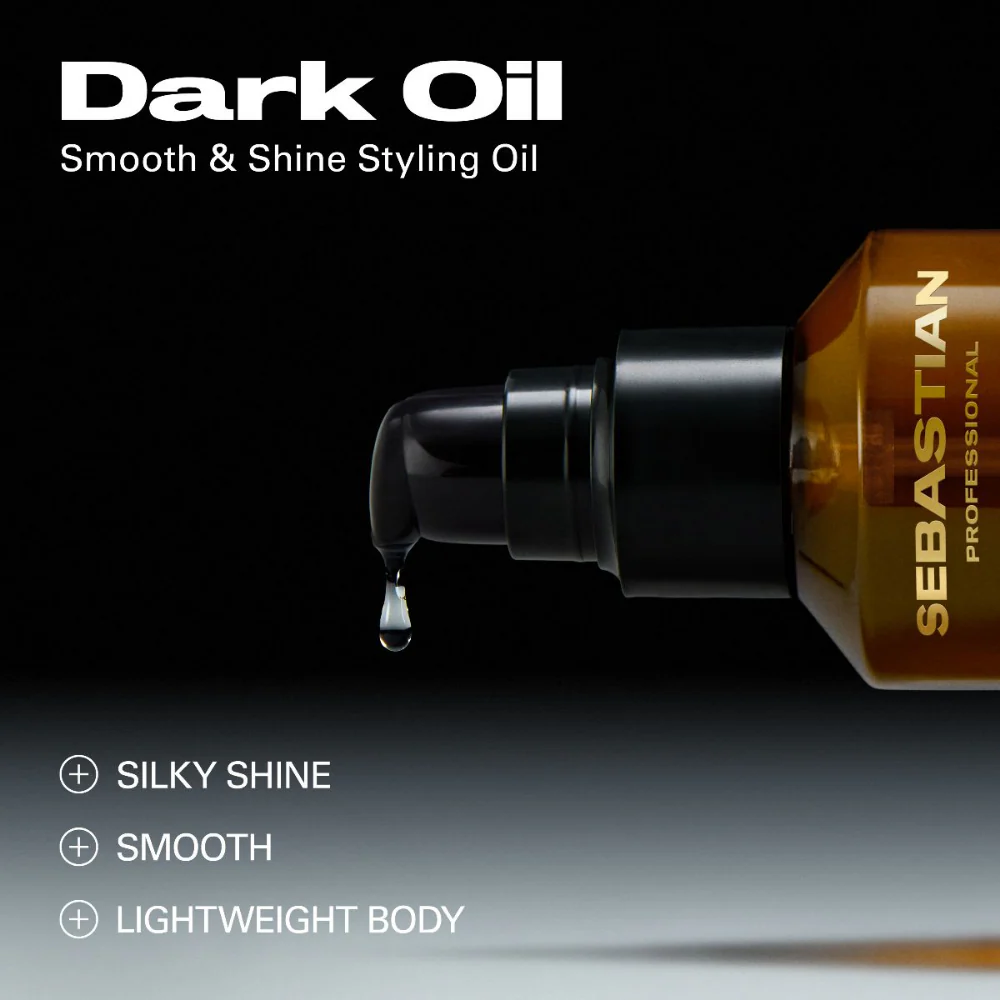 Sebastian Professional Dark Oil Smooth & Shine Styling Oil 100ml - Image 2