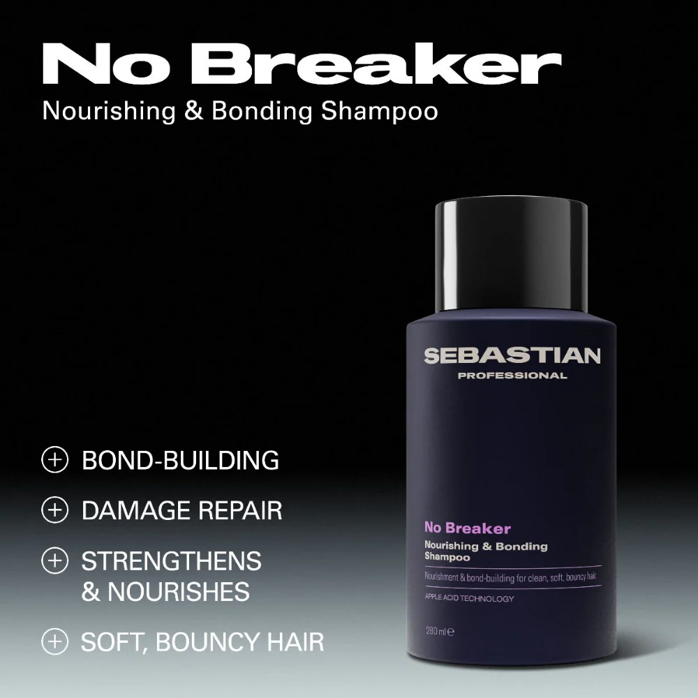Sebastian Professional No Breaker Nourishing & Bonding Shampoo 280ml - Image 2