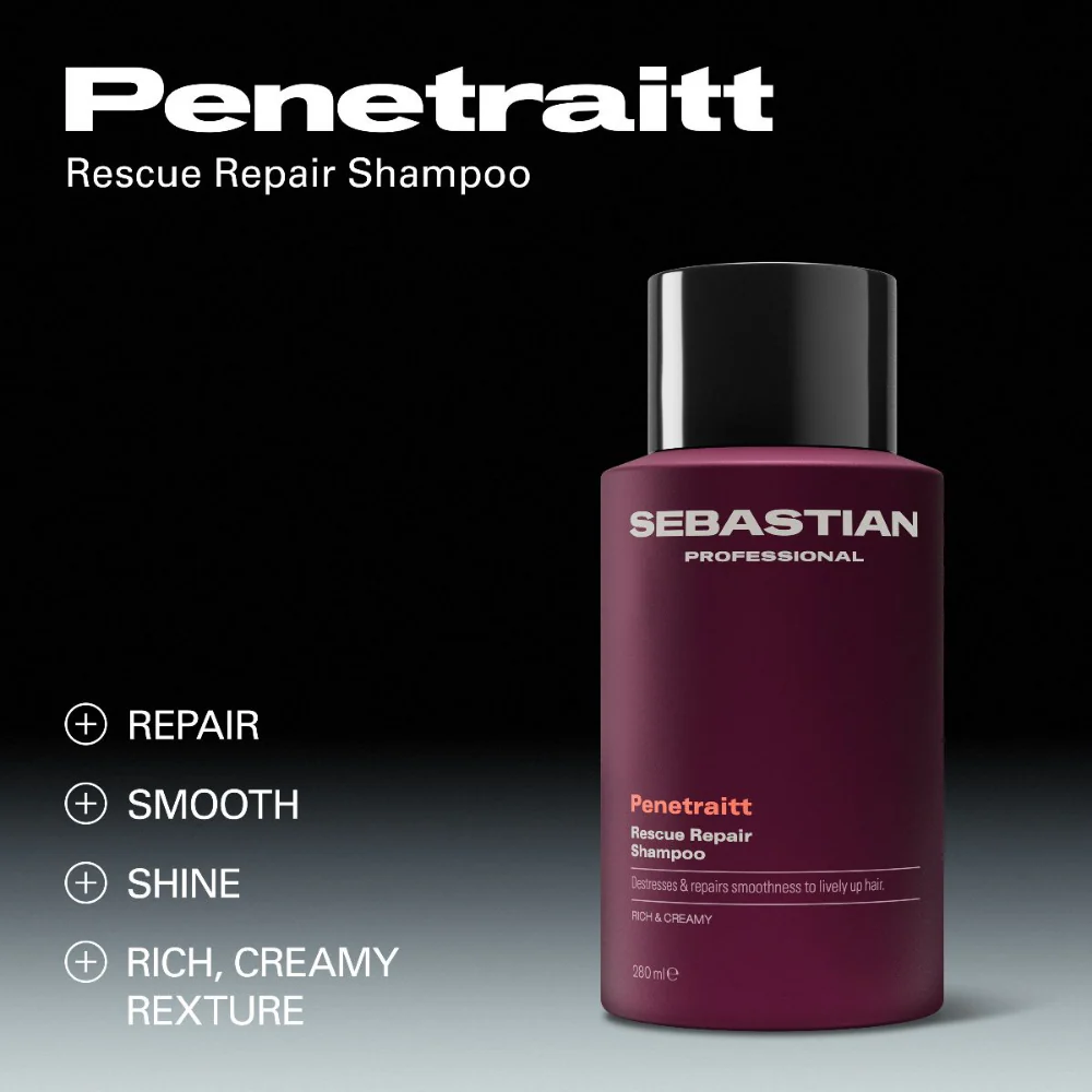 Sebastian Professional Penetraitt Rescue Repair Shampoo 280ml - Image 2