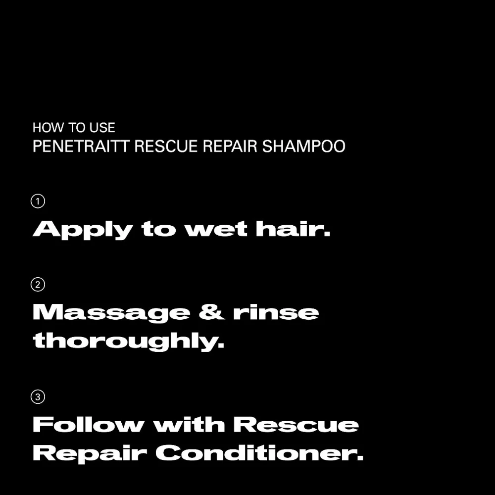 Sebastian Professional Penetraitt Rescue Repair Shampoo 280ml - Image 8