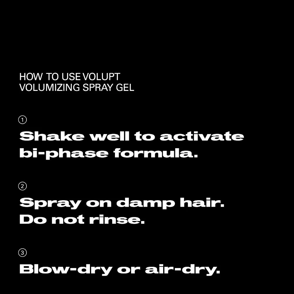 Sebastian Professional Volupt Volumising Spray Gel 150ml - Image 5