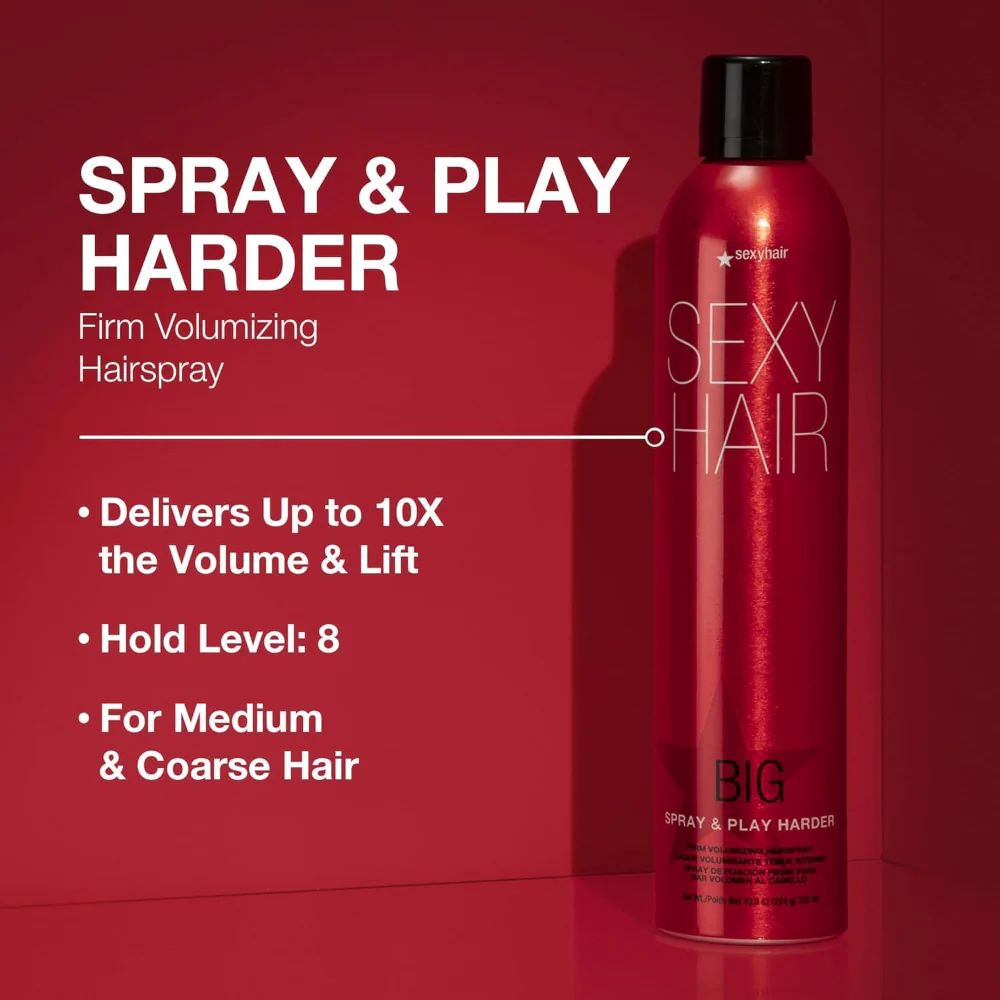 Sexy Hair Big Spray & Play Volumising Hairspray 335ml - Image 2