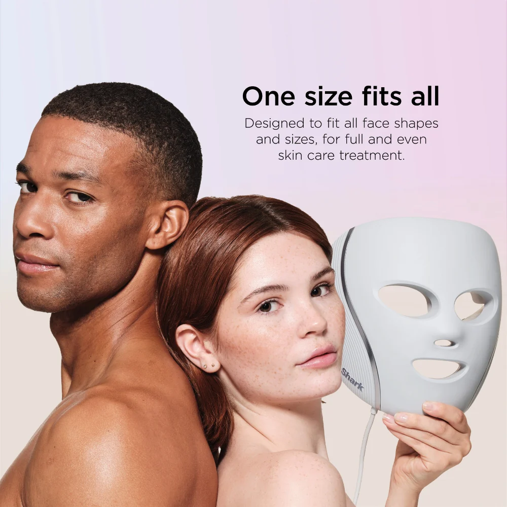 Shark Beauty CryoGlow Under-Eye Cooling & LED Anti-Ageing & Blemish Repair Mask Blue Frost - Image 10