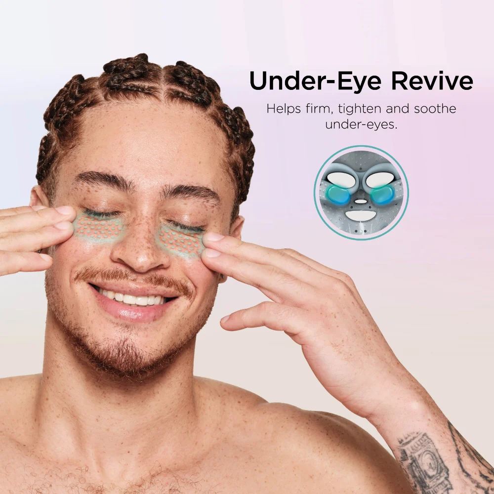 Shark Beauty CryoGlow Under-Eye Cooling & LED Anti-Ageing & Blemish Repair Mask Blue Frost - Image 11