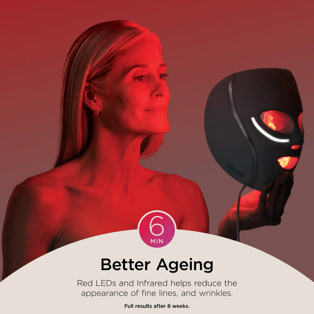 Shark Beauty CryoGlow Under-Eye Cooling & LED Anti-Ageing & Blemish Repair Mask Blue Frost - Image 3