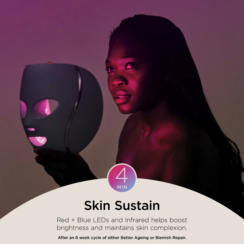 Shark Beauty CryoGlow Under-Eye Cooling & LED Anti-Ageing & Blemish Repair Mask Blue Frost - Image 5