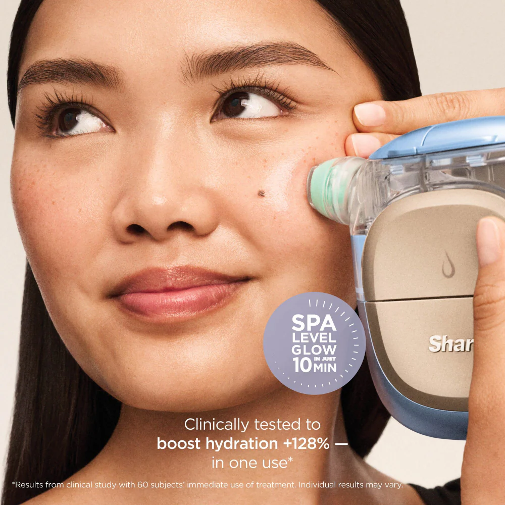 Shark Beauty FacialPro Glow Glow-Boosting At-Home Facial System Spa Blue - Image 3
