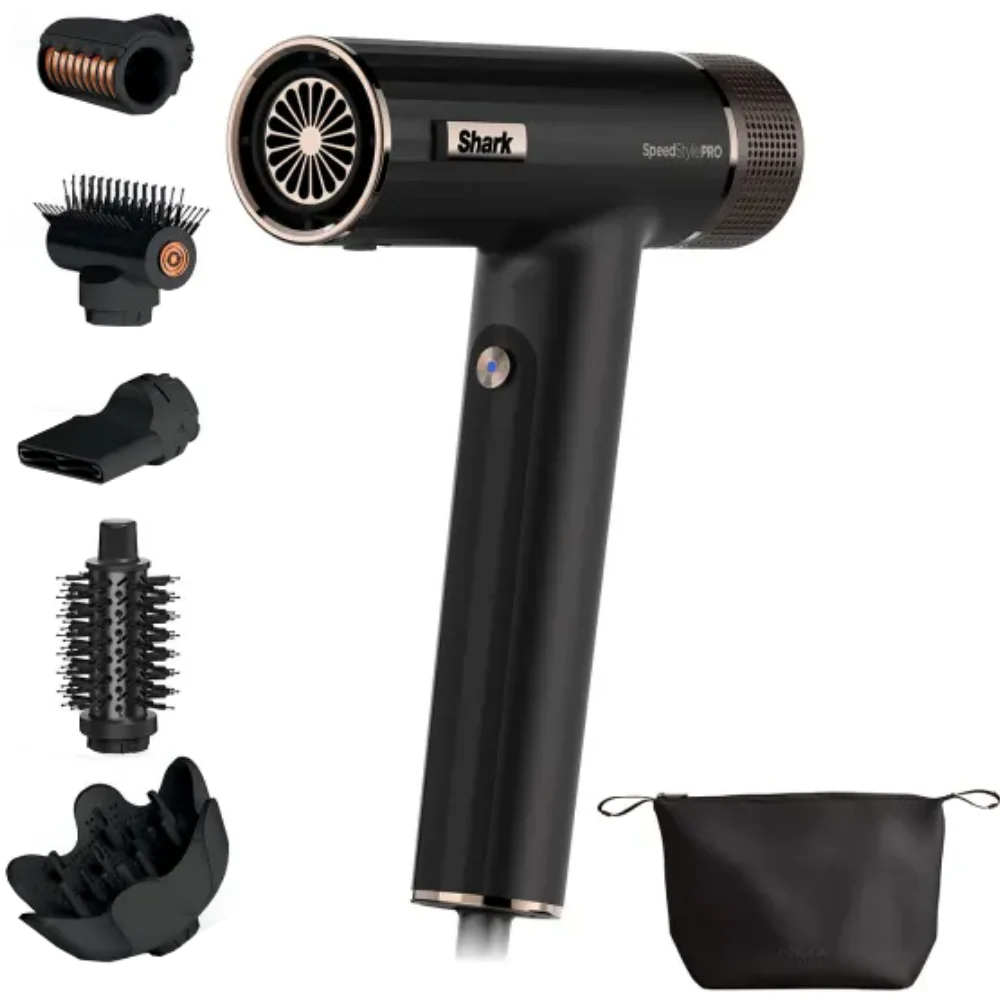 Shark Beauty SpeedStyle Pro 5-In-1 High-Velocity Hair Dryer Black - Image 8