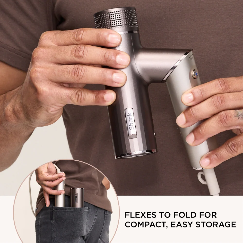 Shark SpeedStyle Pro Flex 4-In-1 High-Velocity Hair Dryer Mocha/Silver - Image 8