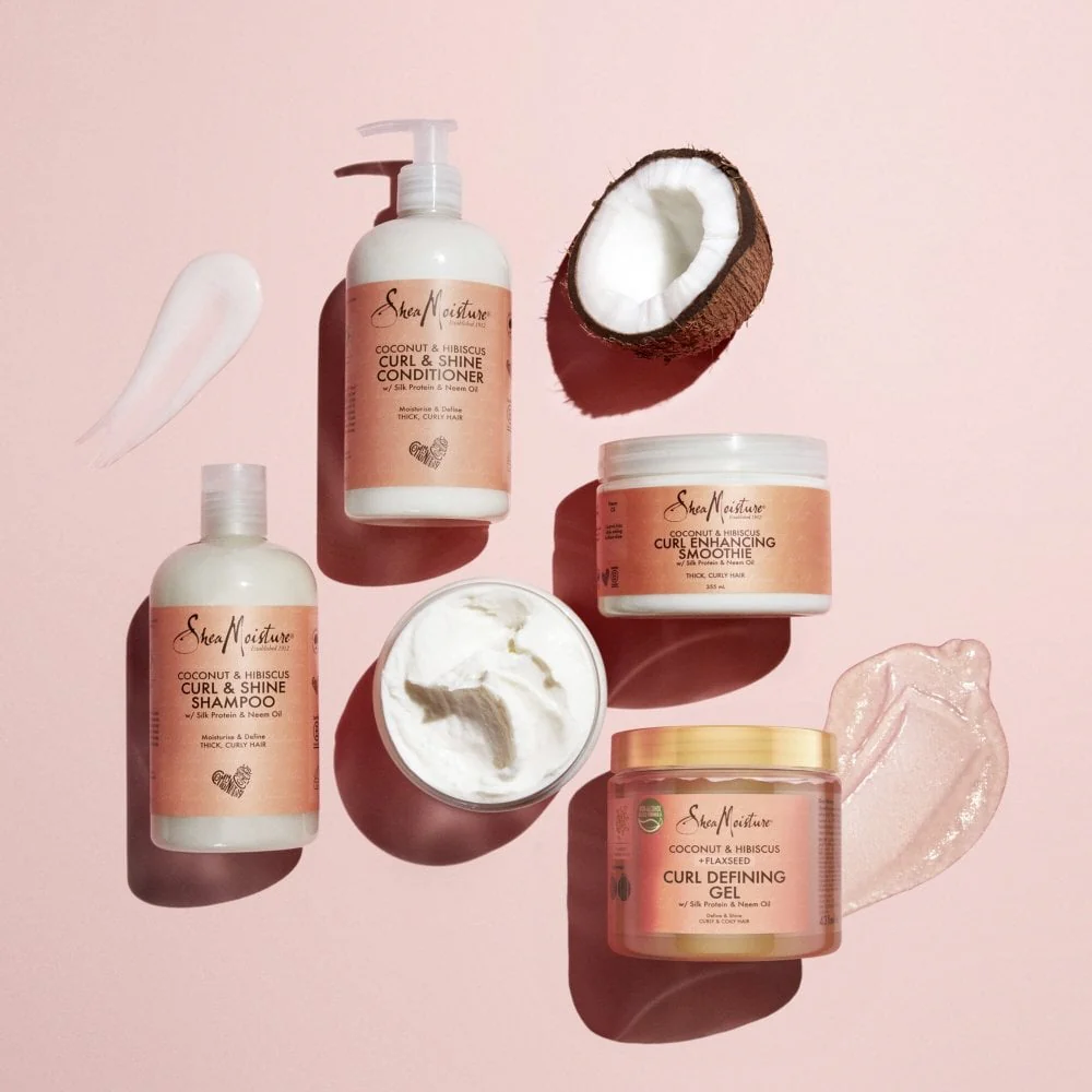 Shea Moisture Coconut & Hibiscus Curl Defining Gel 431ml - Image 6