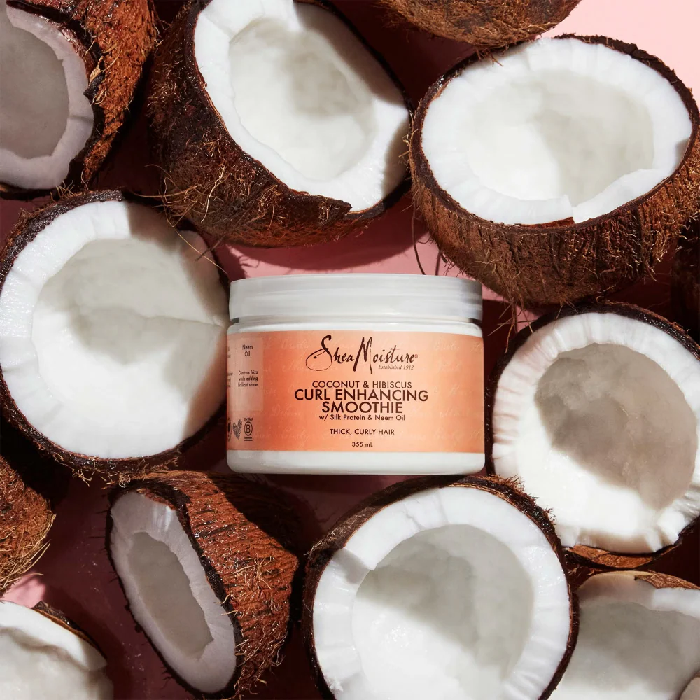 Shea Moisture Coconut & Hibiscus Curl Enhancing Smoothie 326ml - Image 3