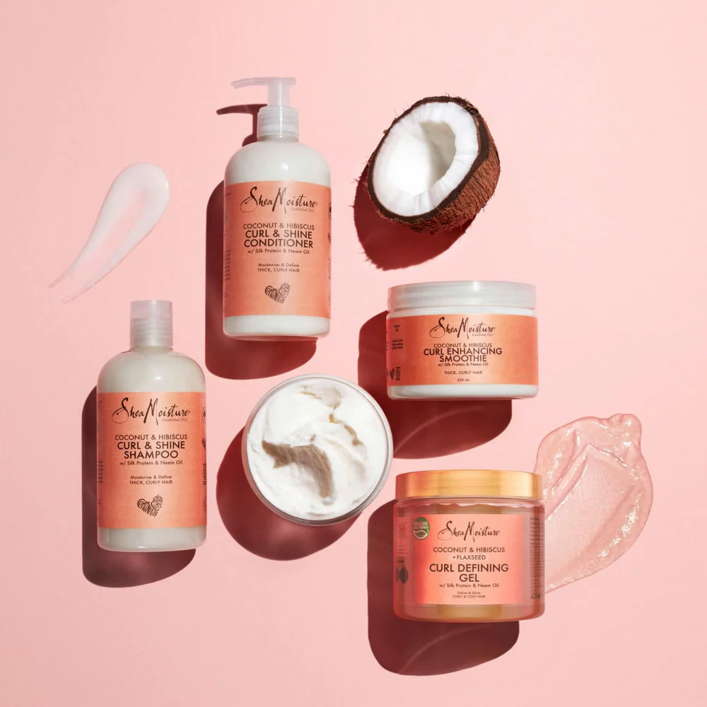 Shea Moisture Coconut & Hibiscus Curl Enhancing Smoothie 326ml - Image 5