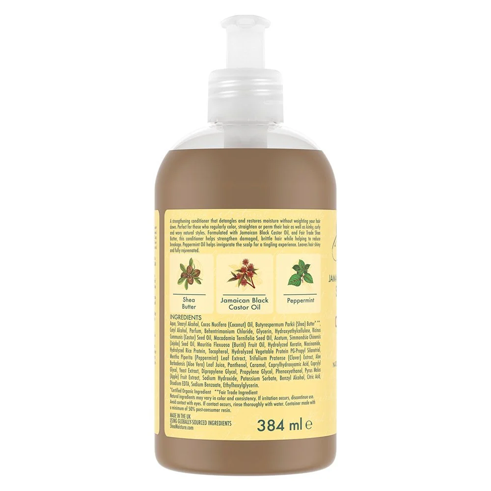 Shea Moisture Jamaican Black Castor Oil Strengthen & Restore Conditioner 384ml - Image 2